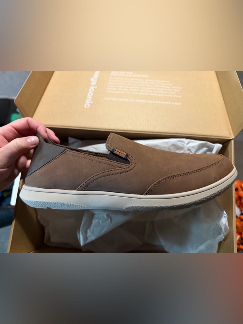 Dr. Scholl's Tan Slip-On Loafers - Picture 5 of 5